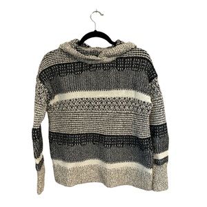 Roots Chunky Knit Hooded Sweater